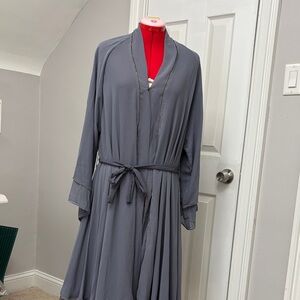 Elegant Gray Women's Robe or Abbaya